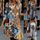 Artistic Long Sleeve Dress for Women