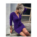 Women's Stylish Hooded Dress with Zipper and Adjustable Waist