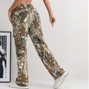 Chic Camouflage Cargo Pants with Side Pockets