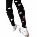 Chic Women's Leggings with Trendy Cut-Outs