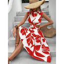 Floral Cut-Out Maxi Dress for Women