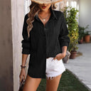 Striped Long Sleeve Women's Blouse for Everyday Style