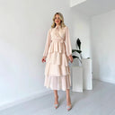 Chic Women's Midi Dress for Festive Occasions