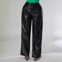 Chic Faux Leather Trousers for Women