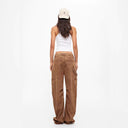 Adjustable Waist Women's Cargo Jeans