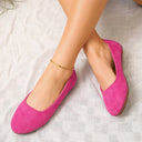 Suede Indoor Slippers with Non-Slip Sole for Women