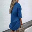 Chic Oversized Women's Shirt Dress