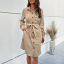 Women's Velour Dress for Chic Style