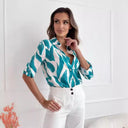 Floral Accent Women's Blouse for Effortless Style