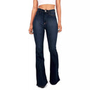 Chic High-Waisted Bootcut Jeans for Women
