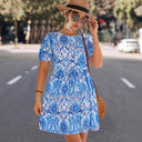 Floral Print A-Line Dress for Women