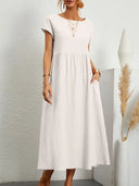 Elegant Women's Maxi Dress in Soft Fabrics