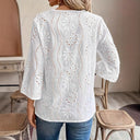 Women's Embroidered Blouse with Detailed Design