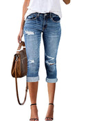 Women's 3/4 Jeans in Vintage Wash