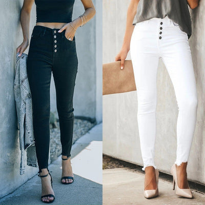 Modern High-Waisted Skinny Jeans for Women