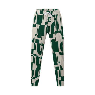 Chic Women's Chino Pants with Geometric Design
