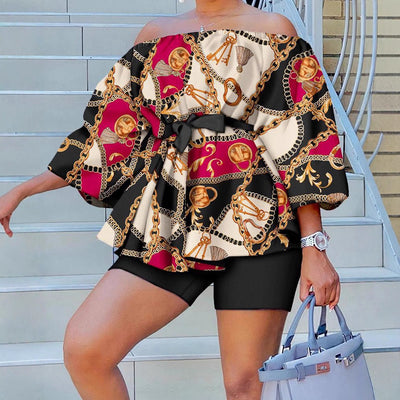 Stylish Women's Kaftan with Belted Chic Design