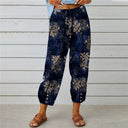 Floral Print Women's Summer Trousers