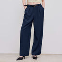 High-Waisted Palazzo Pants with Stylish Belt