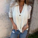 Stylish Women's Knit Blouse for Everyday Wear