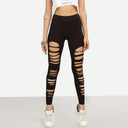 Chic Cut-Out Design Leggings for Women