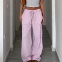 Airy Women's Pajama Pants with Elastic Waist and Drawstring