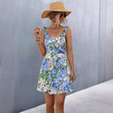 Chic Floral Spaghetti Strap Dress for Women