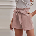 Chic Solid Cotton Shorts for Everyday Wear