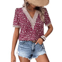 Floral Embroidered Women's Blouse - Chic Style