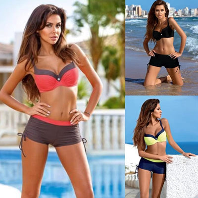 Women's Bikini Set with Supportive Cups and Flattering Fit