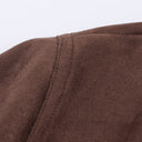 Chic Suede Blazer Jacket with Waist Belt for Women