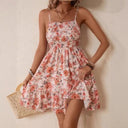 Floral Summer Maxi Dress with Spaghetti Straps