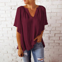 Chic Women’s Sheer Chiffon Blouse