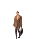 Chic Women's Blazer with Deep V-Neck Design