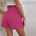 Chic Solid Cotton Shorts for Everyday Wear
