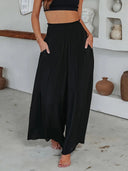 Stylish Women's Palazzo Pants with Elastic Waist