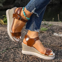 Stylish Women's Wedge Sandals with Chic Strap Design