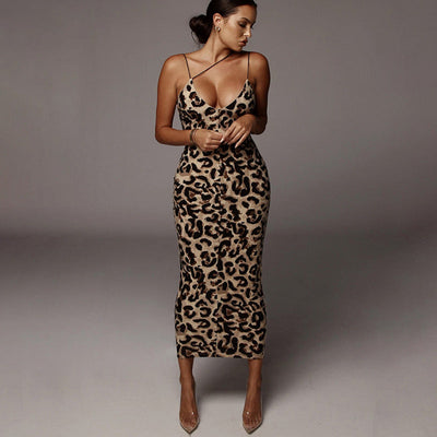Leopard Print Bodycon Dress for Women