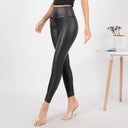High-Waisted Shiny Leggings for Women