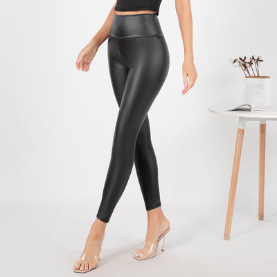 High-Waisted Shiny Leggings for Women