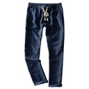 Women’s Linen Pants with Elastic Waist and Pockets