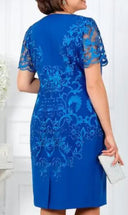 Floral Lace Women's Dress for Chic Occasions