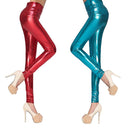Shiny High-Waist Shimmer Leggings for Women