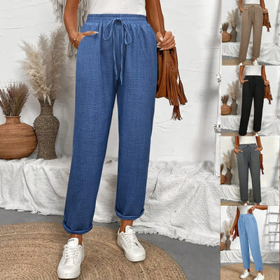 Chic Women's Lounge Pants with Elastic Waistband