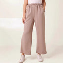 Chic Women's Side Button Leisure Pants