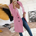 Double Button Women's Blazer - Chic Style