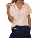 Chic Short Sleeve Blouse for Women