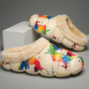 Cozy Fleece-Lined Women's Slippers with Non-Slip Sole