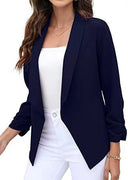 Chic Asymmetric Blazer for Women