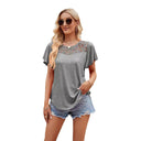 Lace-Trimmed Women's Blouse for All Occasions